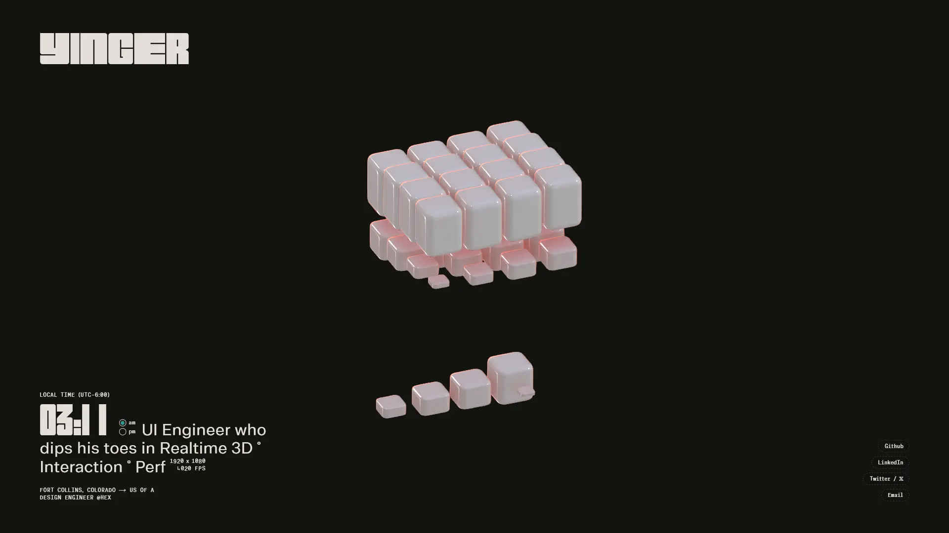 Screenshot of Max Yinger